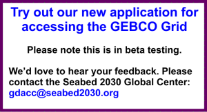 GEBCO Gridded Bathymetry Data